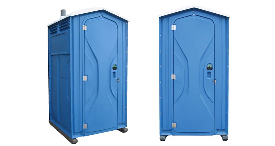 Long-term porta potty units on site in Butler, Pennsylvania